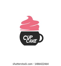 Cupcakes Logo Template Stock Vector