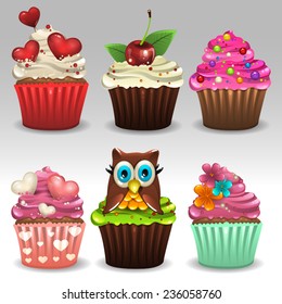 Cupcakes set 2