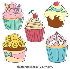 Cupcakes Set