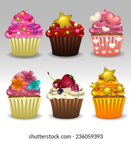 Cupcakes set 3