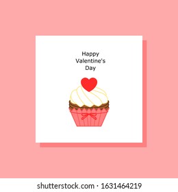 Cupcakes Valentine's Day Cards. Cupcakes send love and happiness. Cards to send love and happiness. Valentine's day cards send love to someone special.