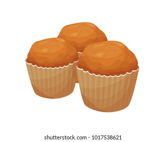 cupcakes vector illustration