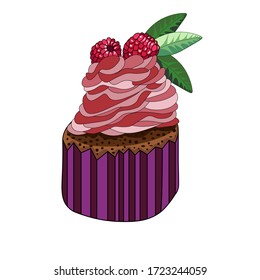 vector Cupcakes, ilustración de menú, EPS 10