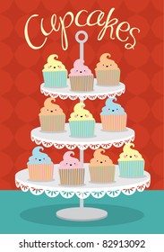 cupcakes vector/illustration svg