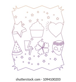 cupcakes and watermelon pattern 