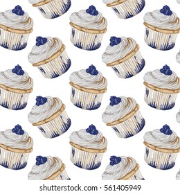 cupcakes,vector  hand drawn sweet cupcake,muffins ,Muffin with blueberry