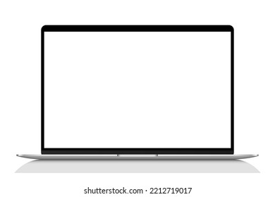 Cupertino, California - November 17, 2020. Apple MacBook Air 13 M1 Chip Release. Mockup Or Template With Blank Screen