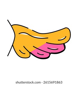 cupeydon wing line icon vector. cupeydon wing sign. isolated symbol illustration