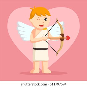 cupid aiming his bow
