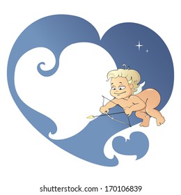 Cupid aiming at someone
