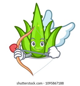 Cupid aloevera character cartoon style