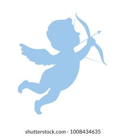 cupid angel with arch