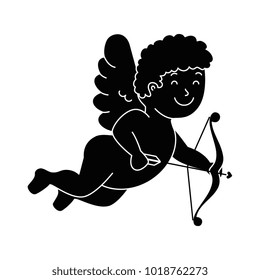 cupid angel with arch