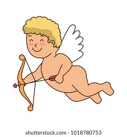 cupid angel with arch