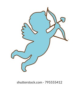 cupid angel with arch