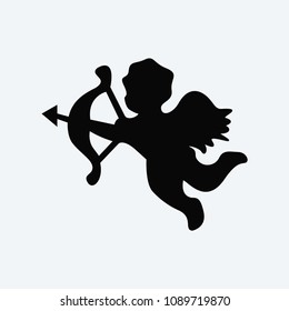 Cupid angel icon vector