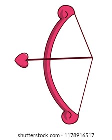 Cupid arch and arrow