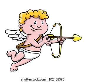 Cupid and arrow