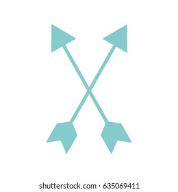 cupid arrow isolated icon