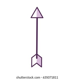 cupid arrow isolated icon