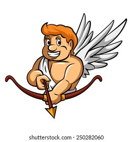 Cupid Arrow Mascot 