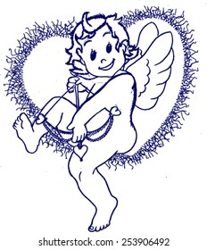 cupid arrow, sketch