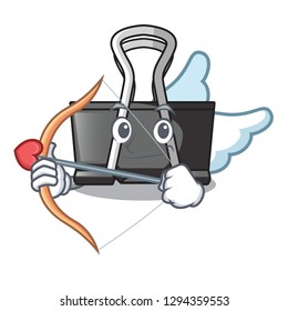 Cupid binder clip in the character shape
