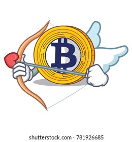 Cupid Bitcoin Gold character cartoon