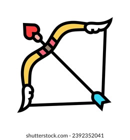 arc de cupidon et une flèche avec un coeur 16189386 Art vectoriel chez  Vecteezy