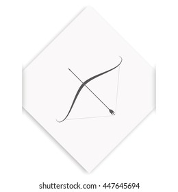 Cupid bow icon.
