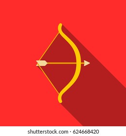 Cupid bow icon of vector illustration for web and mobile