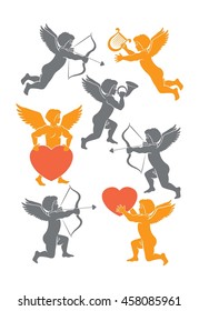Cupid with a bow set