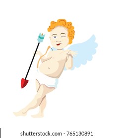 Cupid boy illustration