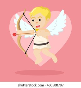 cupid boy illustration design