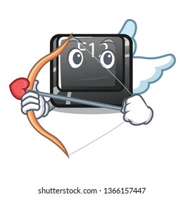 Cupid button f12 on a keyboard mascot