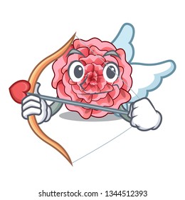 Cupid carnation in the a character pot