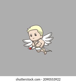 Cupid carries the arrow of love