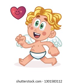 Cupid Cartoon  Character design  Valentines Day  cupid 