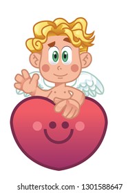 Cupid Character Design, happy valentines day, cupid vector