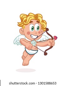 Cupid Character Design, happy valentines day, cupid vector