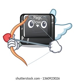 Cupid character page down button installed computer
