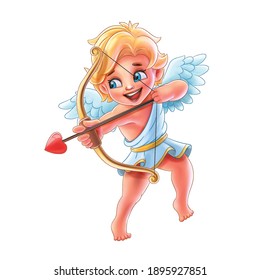 cupid characters with bow and arrow