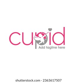 cupid chat, suitable for dating application logo