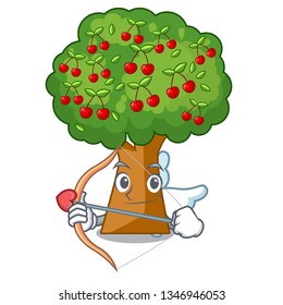 Cupid cherry tree in the cartoon shape