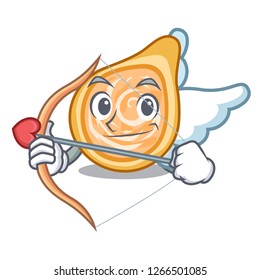 Cupid chicken coxinhas on the table cartoon