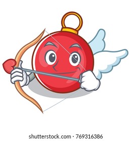 Cupid Christmas ball character cartoon