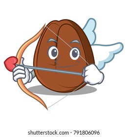 Cupid coffee bean character cartoon Cupid coffee bean character cartoon