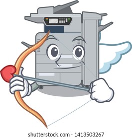 Cupid copier machine in the cartoon shape