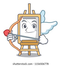 Cupid easel character cartoon style