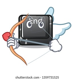 Cupid end button toys in shape mascot